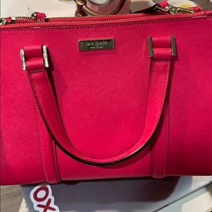 Hot pink kate spade purse